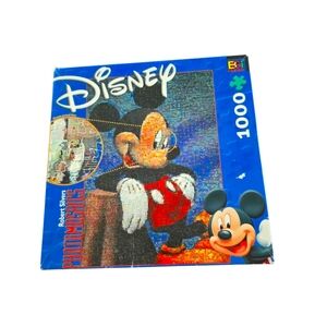 **Disney Photomosaics Mickey Mouse Jigsaw Puzzle By Robert Silvers 27"x20"